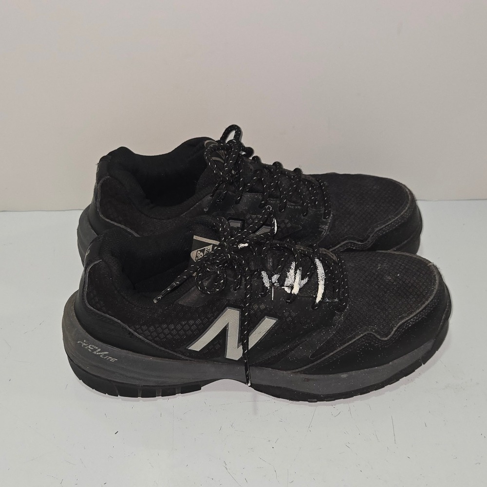 New Balance 589 Industrial Mens 10 Black Steel Toe Work Shoes MID589G1 Safety